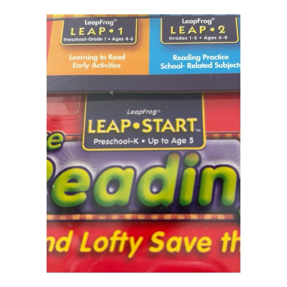 LeapPad LeapStart Bob The Builder Bob & Lofty Save the Day Book‎ & Cartridge NIP